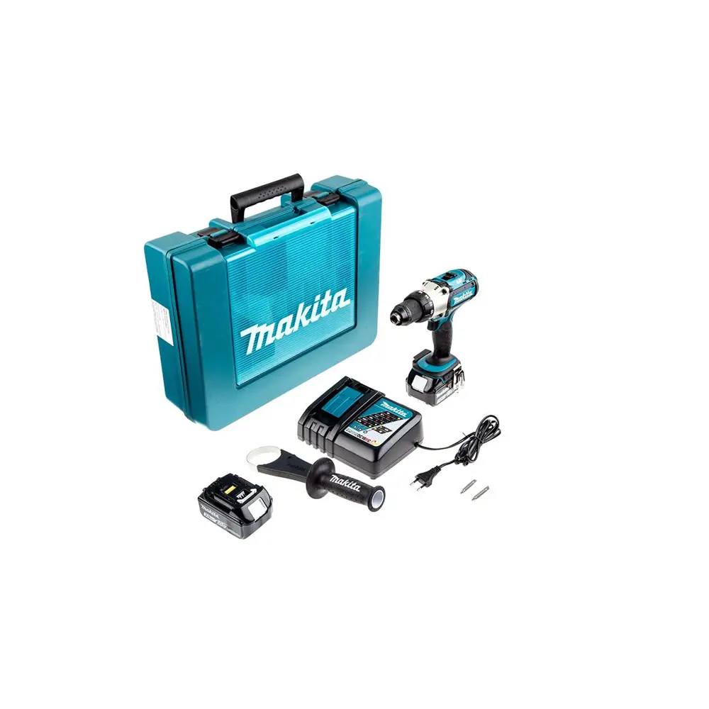 Фото 9 Дрель шуруповерт аккумуляторная Makita DDF451RFE 18В Li-Ion 2х3Ач Фото 9 Дрель шуруповерт аккумуляторная Makita DDF451RFE 18В Li-Ion 2х3Ач
