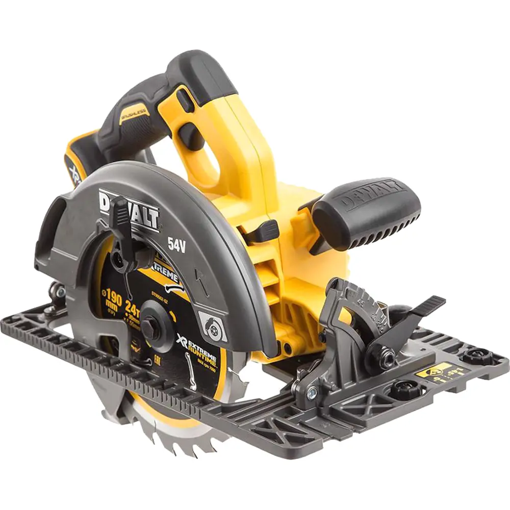 Фото Пила дисковая аккумуляторная DeWalt DCS576N 54 В Li-Ion 190 мм без АКБ и ЗУ Фото Пила дисковая аккумуляторная DeWalt DCS576N 54 В Li-Ion 190 мм без АКБ и ЗУ