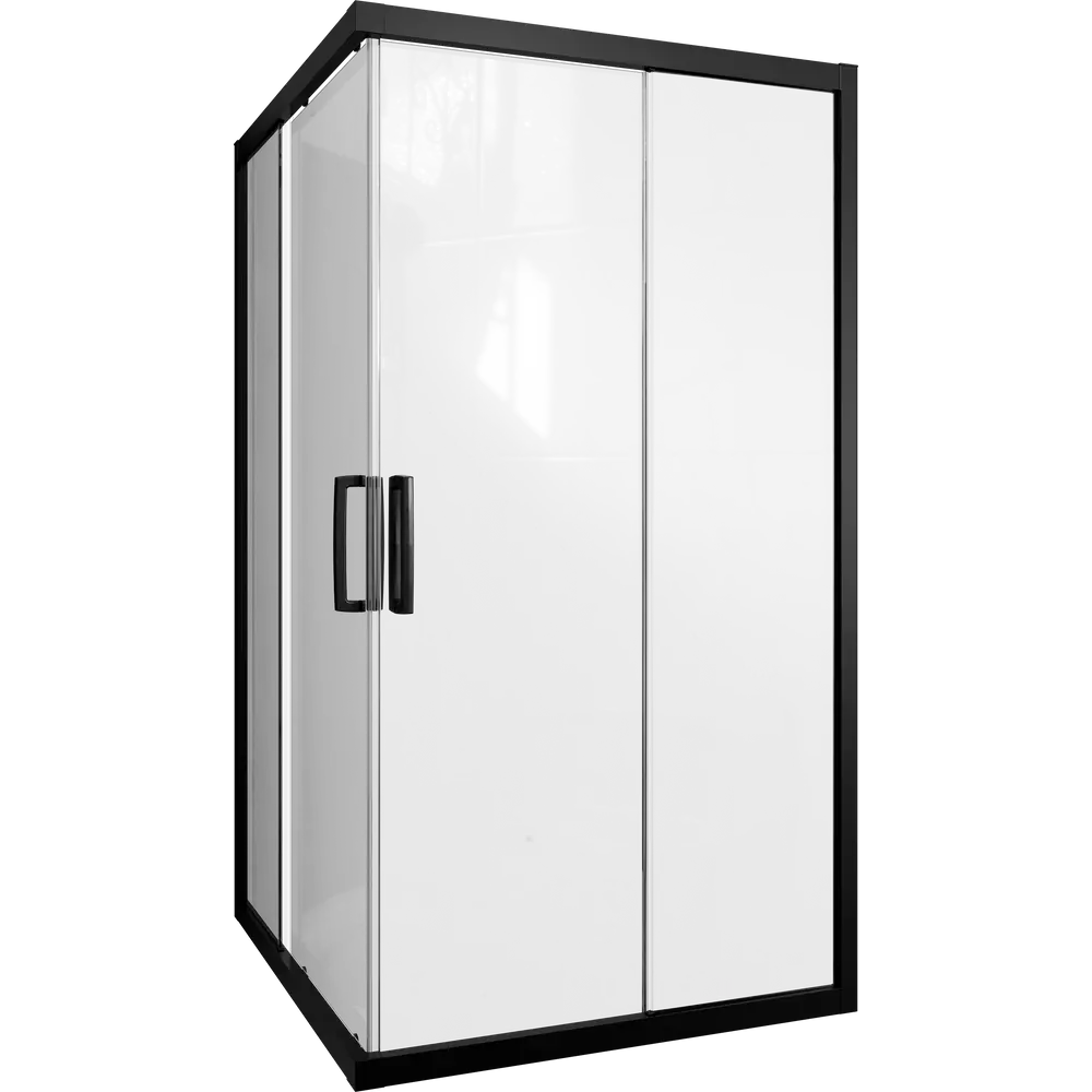 Фото 10 Душевой уголок Stworki 464900 прямой 100х100см черный профиль эффект стекла прозрачный Фото 10 Душевой уголок Stworki 464900 прямой 100х100см черный профиль эффект стекла прозрачный