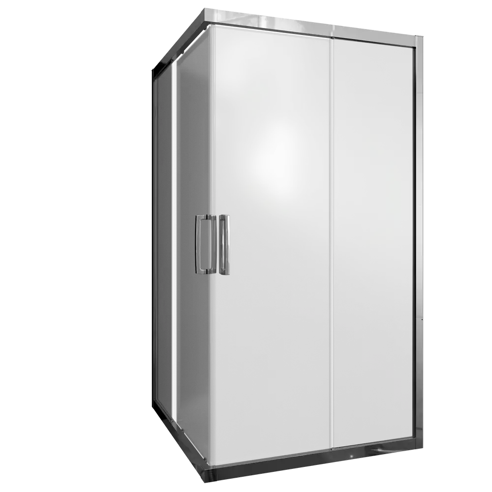 Фото 5 Душевой уголок Stworki 465118 прямой 100х100см хромированный профиль эффект стекла матовый Фото 5 Душевой уголок Stworki 465118 прямой 100х100см хромированный профиль эффект стекла матовый