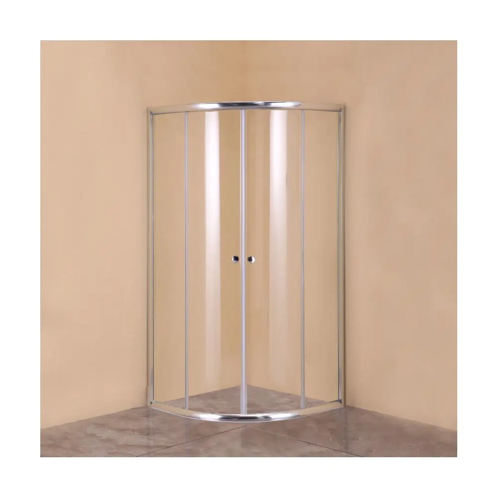 Фото Душевой уголок Diwo 556948 прямой 98х98см хромированный профиль эффект стекла прозрачный Фото Душевой уголок Diwo 556948 прямой 98х98см хромированный профиль эффект стекла прозрачный