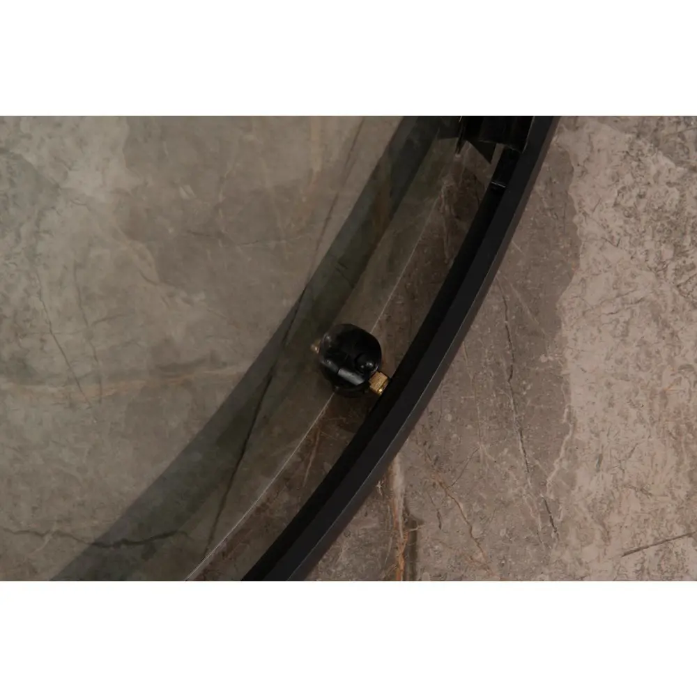 Фото 4 Душевой уголок Diwo 555756 прямой 88х88см черный профиль эффект стекла прозрачный