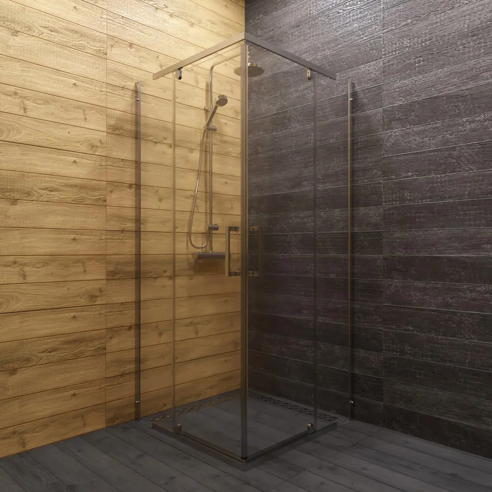 Фото 9 Душевой уголок Diwo 571084 прямой 88х88см хромированный профиль эффект стекла прозрачный Фото 9 Душевой уголок Diwo 571084 прямой 88х88см хромированный профиль эффект стекла прозрачный