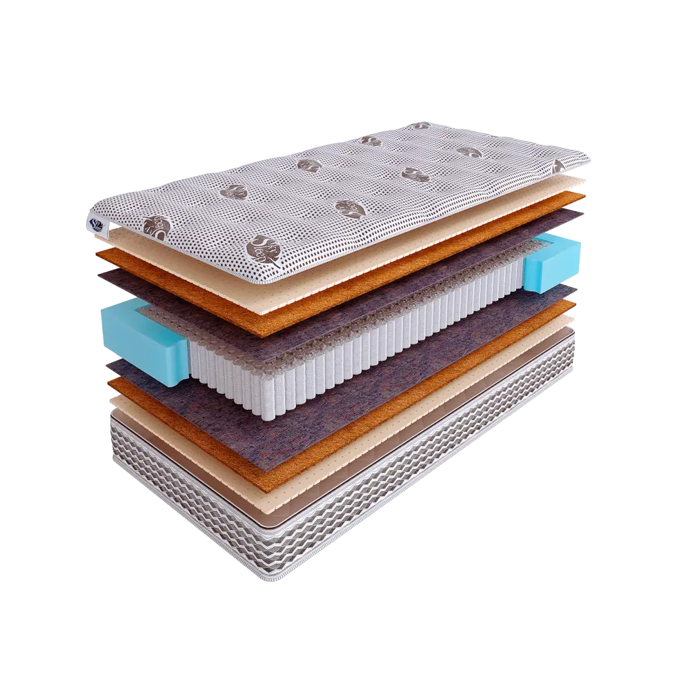 Фото Матрас SkySleep Native PRO Multi S1000 65x185 см независимый пружинный блок, детский, ортопедический, латексный, кокосовый Фото Матрас SkySleep Native PRO Multi S1000 65x185 см независимый пружинный блок, детский, ортопедический, латексный, кокосовый