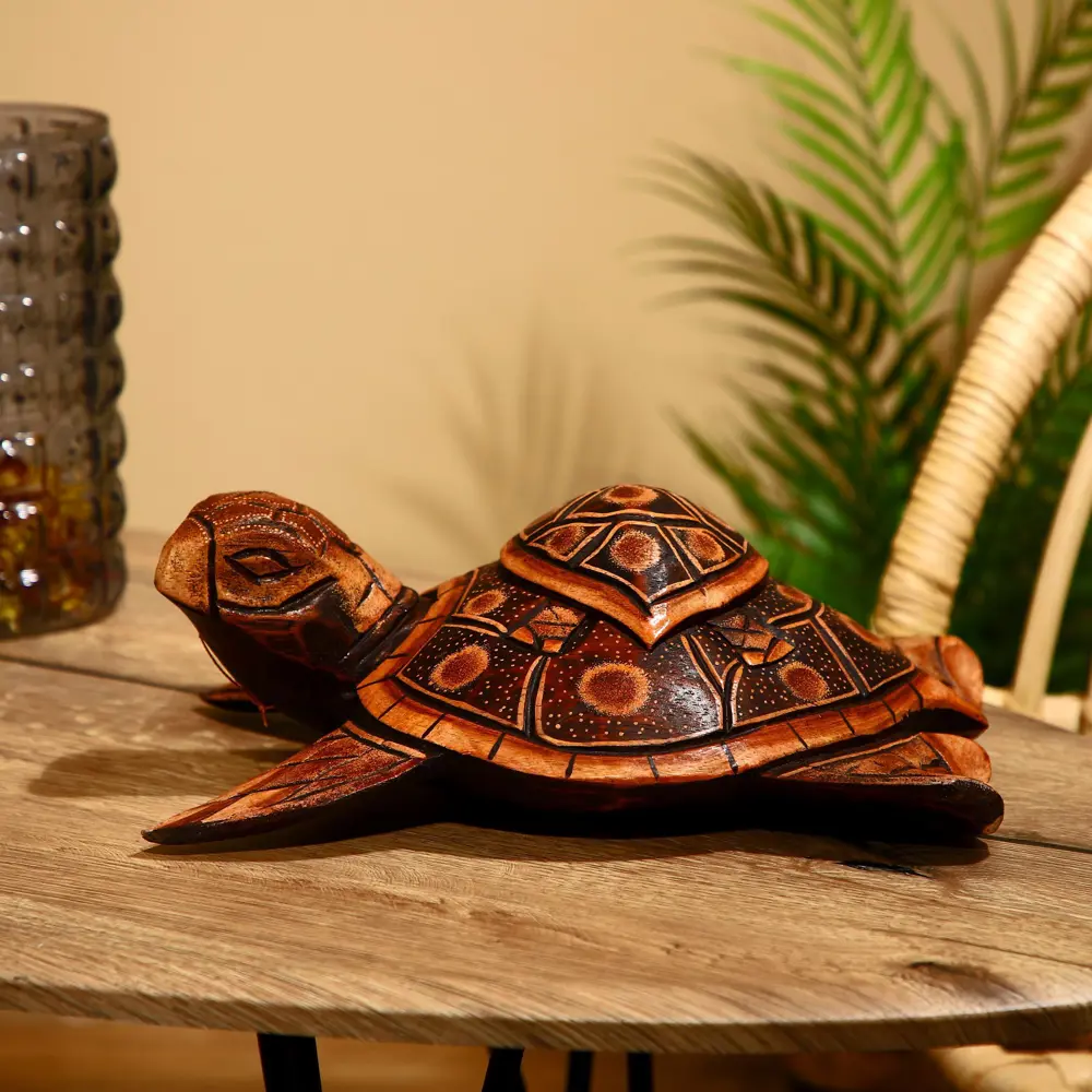 Фото 2 Интерьерный сувенир "Черепаха" с малышом на спине 30x20x6 см Фото 2 Интерьерный сувенир "Черепаха" с малышом на спине 30x20x6 см