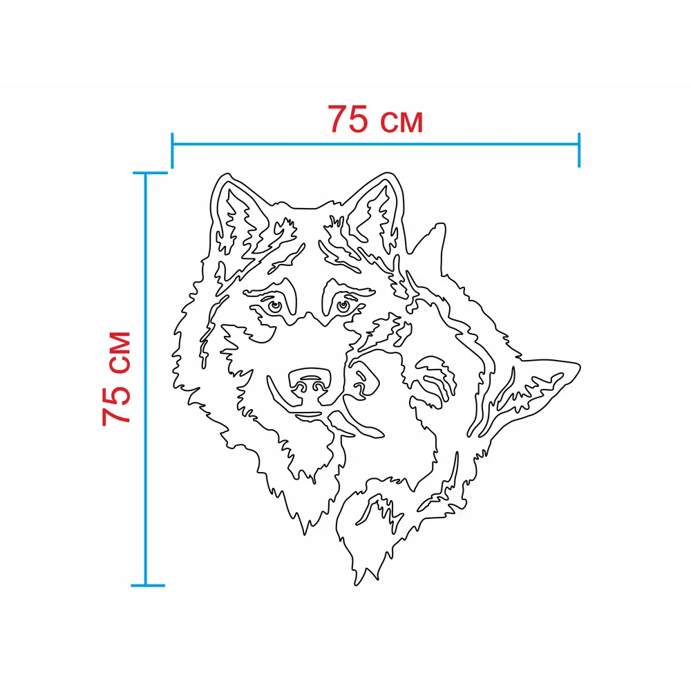 Фото 2 Декоративное деревянное панно ArtCore большое "Волки" цвет черный Фото 2 Декоративное деревянное панно ArtCore большое "Волки" цвет черный