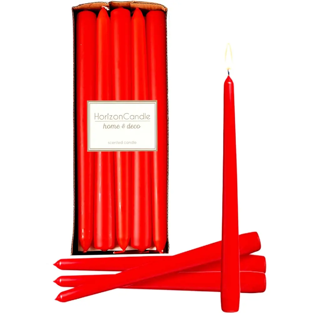 Фото 2 Свеча Horizon Candles цилиндрическая высота 230 мм d 20 мм 10 шт/уп красная Фото 2 Свеча Horizon Candles цилиндрическая высота 230 мм d 20 мм 10 шт/уп красная