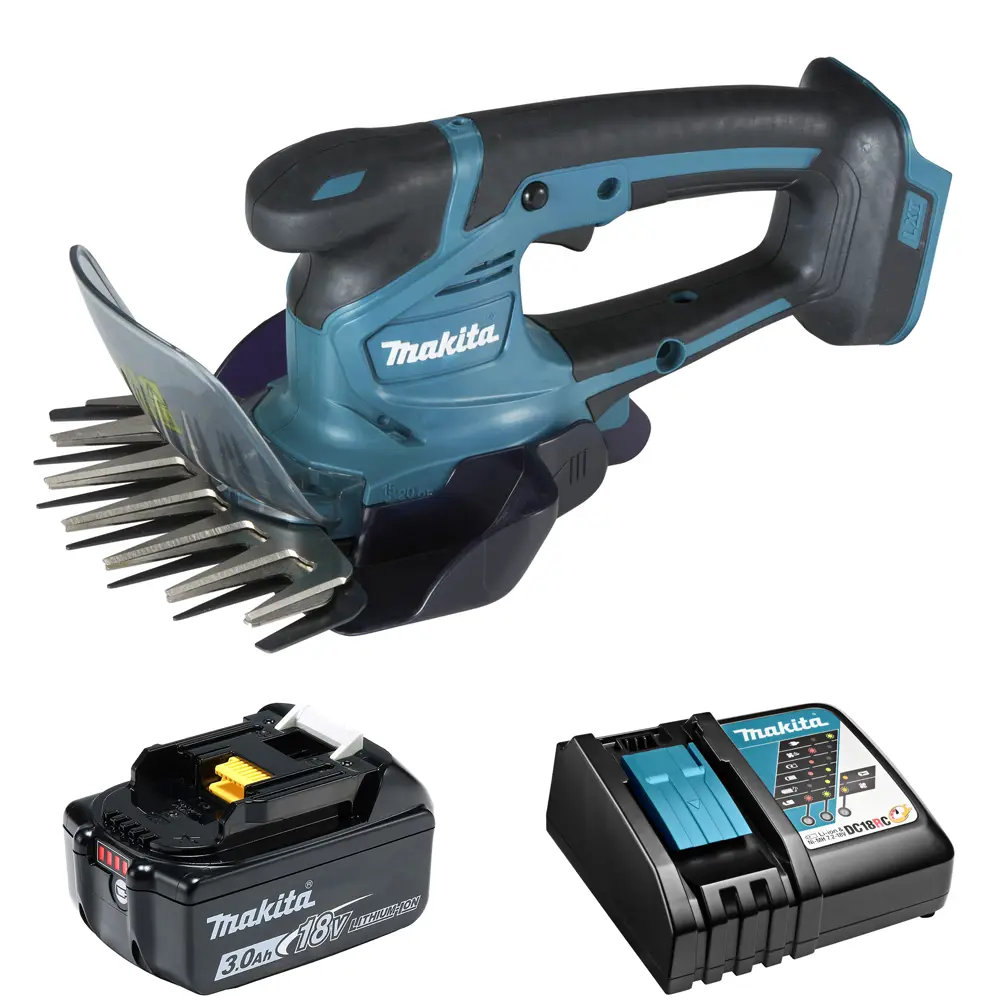 Фото Ножницы аккумуляторные Makita DUM604RF для травы 18 В Фото Ножницы аккумуляторные Makita DUM604RF для травы 18 В