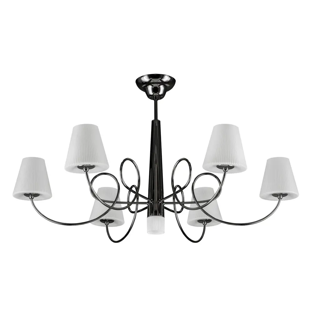 Фото 3 Люстра подвесная LIGHTSTAR Vortico 814077 7 ламп 14 м² цвет черный Фото 3 Люстра подвесная LIGHTSTAR Vortico 814077 7 ламп 14 м² цвет черный