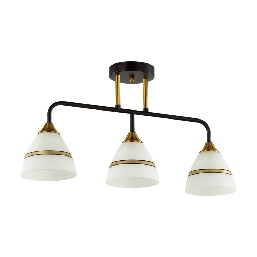 Фото Люстра потолочная LUMION 5214_3CA COMFI 3 лампы 9 м² цвет черный Фото Люстра потолочная LUMION 5214_3CA COMFI 3 лампы 9 м² цвет черный