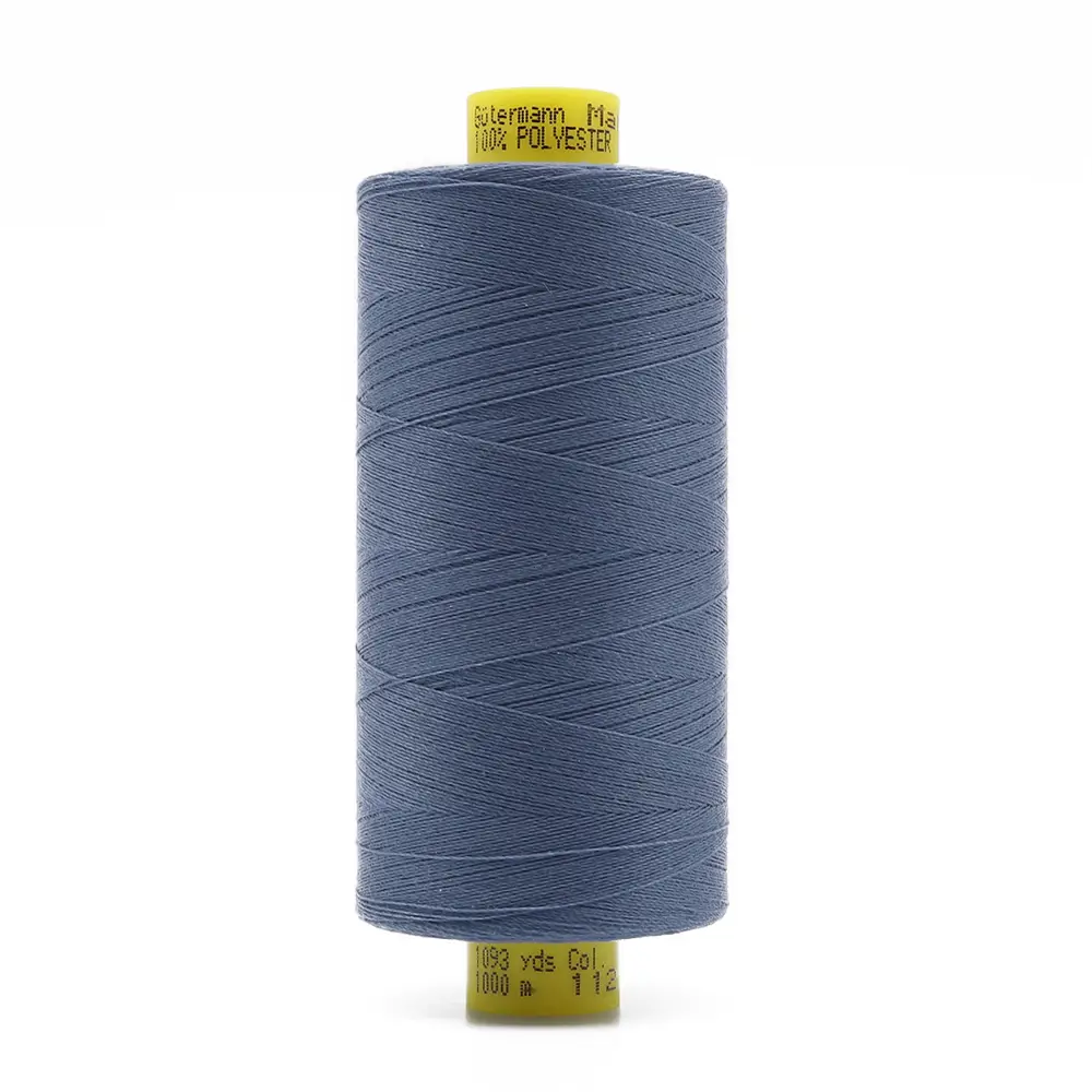 Фото Нить Mara Gutermann 120/1000м 10 шт 112 серо-синий джинс цвет Фото Нить Mara Gutermann 120/1000м 10 шт 112 серо-синий джинс цвет