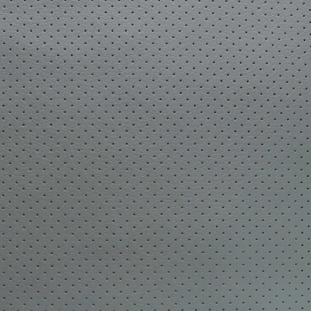 Фото Кожа перфорированная искусственная Айрис 20 x 30см. 0.85 мм в уп/2шт 24882 светло-серый