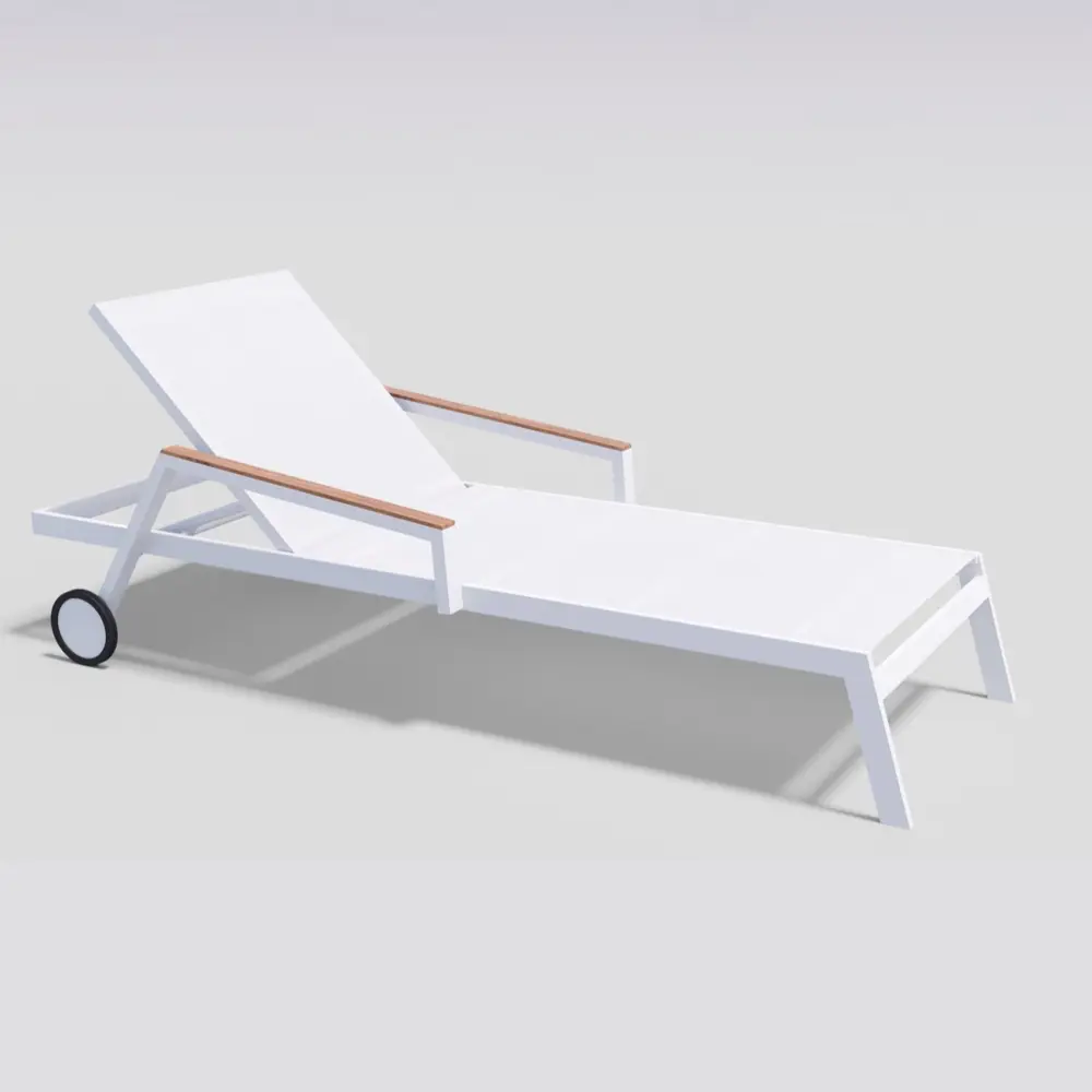 Фото ШезЛонг Ideal patio Outdoor style SPONDA 191 см х 71.5 см х 30 см металл/полиэстер белый Фото ШезЛонг Ideal patio Outdoor style SPONDA 191 см х 71.5 см х 30 см металл/полиэстер белый