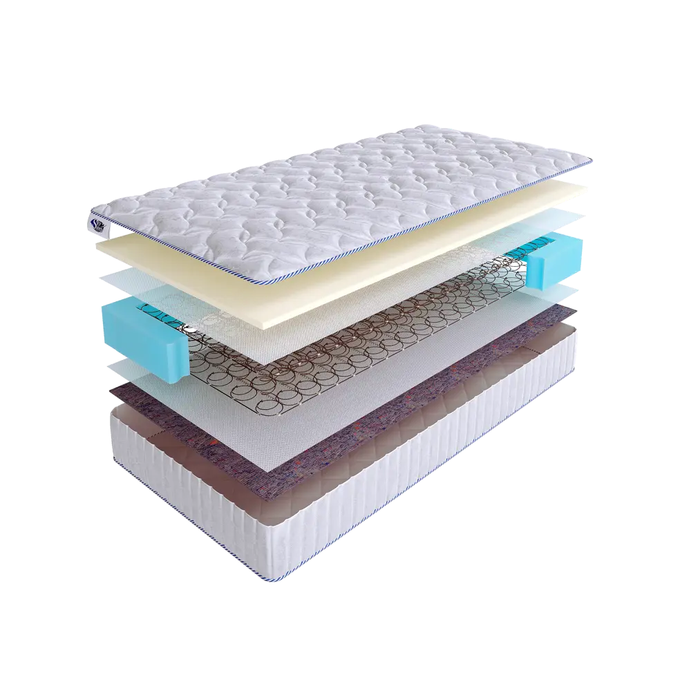 Фото Матрас SkySleep ONE WAY 2 BS 160x200 см зависимый пружинный блок, двуспальный, ортопедический Фото Матрас SkySleep ONE WAY 2 BS 160x200 см зависимый пружинный блок, двуспальный, ортопедический