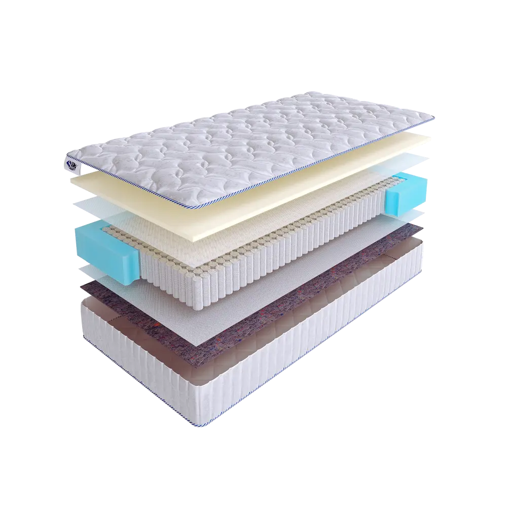 Фото Матрас SkySleep ONE WAY 2 S1000 80x200 см независимый пружинный блок, односпальный, ортопедический Фото Матрас SkySleep ONE WAY 2 S1000 80x200 см независимый пружинный блок, односпальный, ортопедический