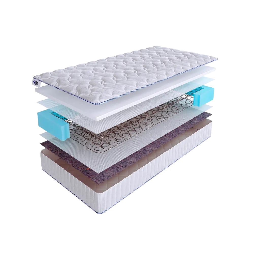 Фото Матрас SkySleep ONE WAY 3 BS 145x190 см зависимый пружинный блок, полутораспальный, ортопедический Фото Матрас SkySleep ONE WAY 3 BS 145x190 см зависимый пружинный блок, полутораспальный, ортопедический