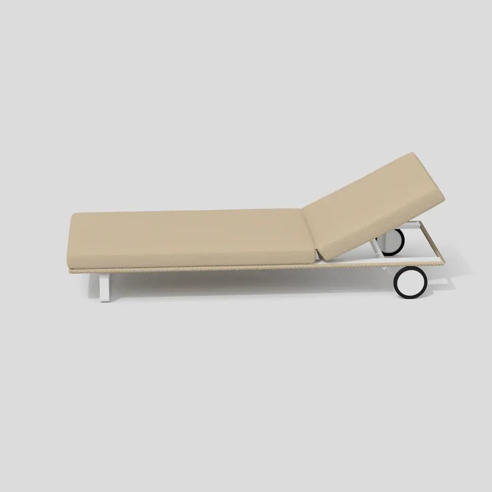 Фото 2 ШезЛонг Ideal patio Outdoor style COSTA beige/white 191 см х 71.5 см х 30 см металл/полиэстер бежевый Фото 2 ШезЛонг Ideal patio Outdoor style COSTA beige/white 191 см х 71.5 см х 30 см металл/полиэстер бежевый