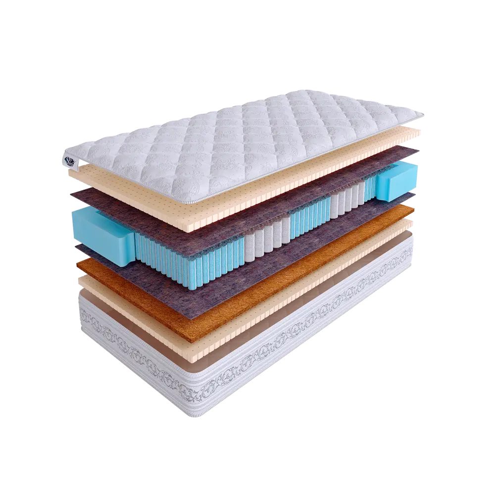 Фото Матрас SkySleep Smart Zone Heavy Middle 200x220 см независимый пружинный блок, двуспальный, ортопедический, латексный Фото Матрас SkySleep Smart Zone Heavy Middle 200x220 см независимый пружинный блок, двуспальный, ортопедический, латексный