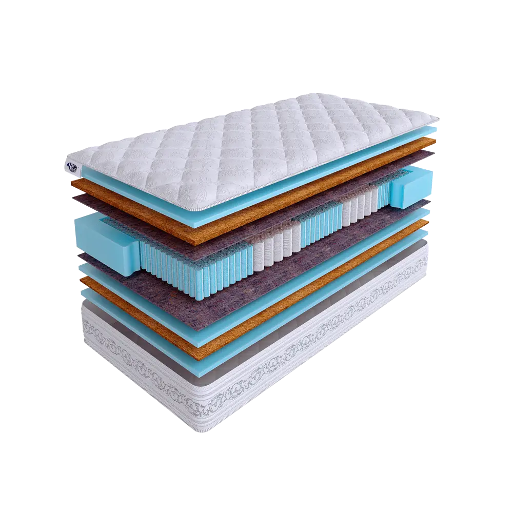 Фото Матрас SkySleep Smart Zone Orto 100x225 см независимый пружинный блок, полутораспальный, ортопедический, кокосовый Фото Матрас SkySleep Smart Zone Orto 100x225 см независимый пружинный блок, полутораспальный, ортопедический, кокосовый