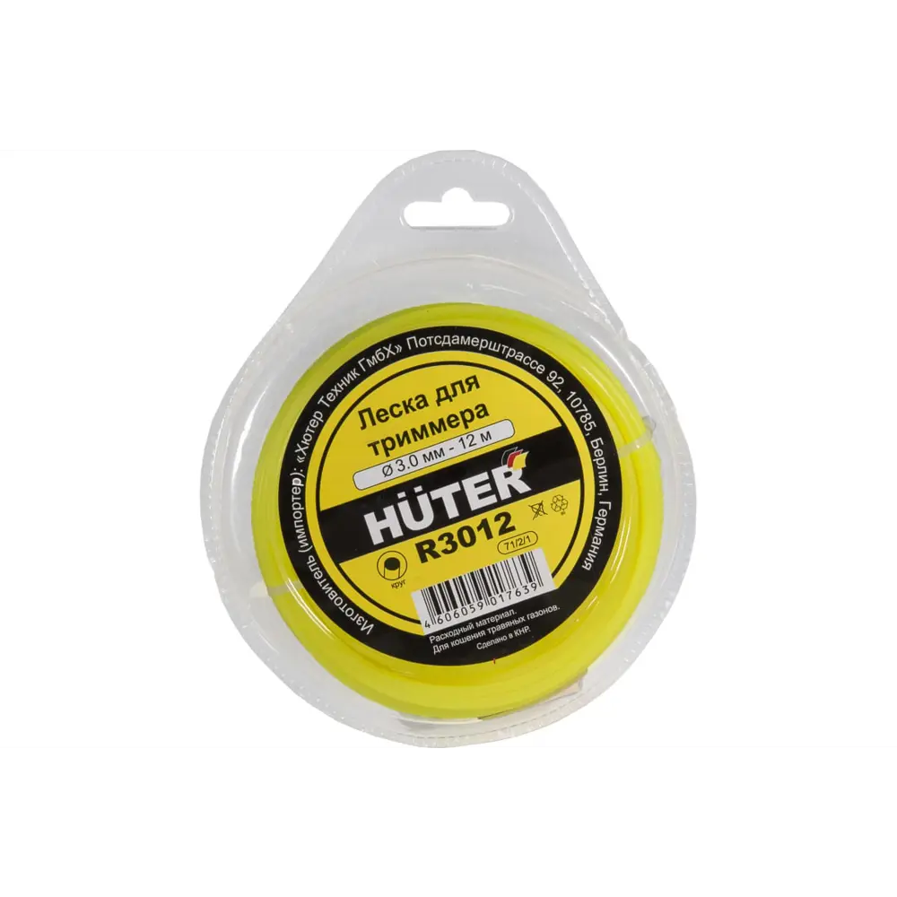 Фото Леска для триммера Huter R3012 круг Фото Леска для триммера Huter R3012 круг