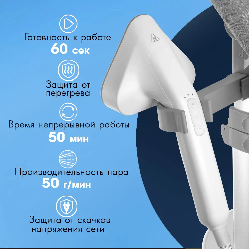 Фото 4 Отпариватель Vlk Rimmini 7800 2400 Вт 1.70 л цвет белый Фото 4 Отпариватель Vlk Rimmini 7800 2400 Вт 1.70 л цвет белый