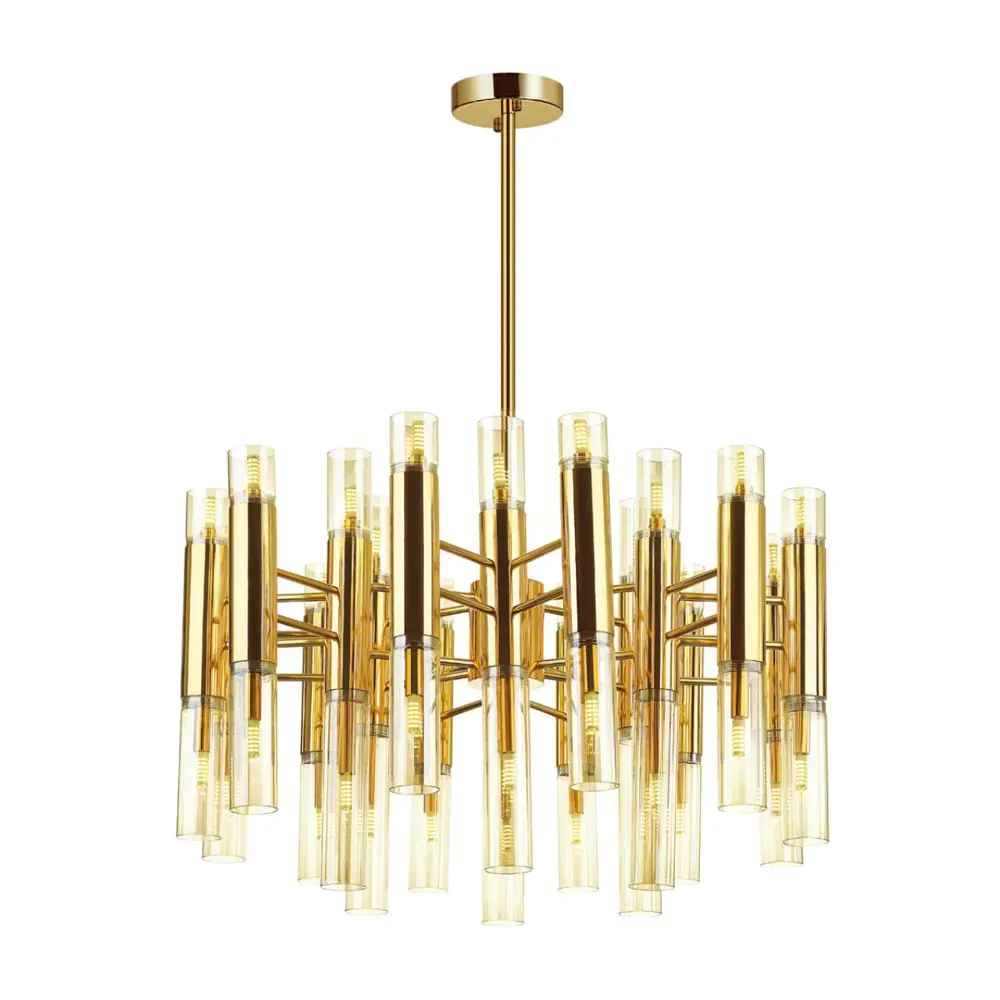 Фото 5 Люстра потолочная ODEON LIGHT 4690_36 PEKA 36 ламп цвет золотой Фото 5 Люстра потолочная ODEON LIGHT 4690_36 PEKA 36 ламп цвет золотой