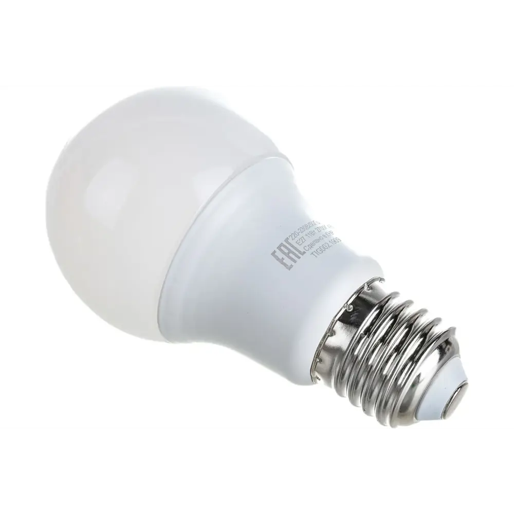 Фото 4 Лампа светодиодная EUROLUX 00-00008706 E27 230 В 11 Вт груша прозрачная 990 Лм теплый белый свет Фото 4 Лампа светодиодная EUROLUX 00-00008706 E27 230 В 11 Вт груша прозрачная 990 Лм теплый белый свет