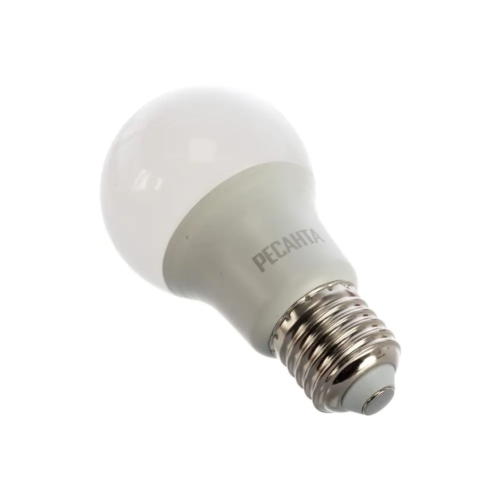 Фото 3 Лампа светодиодная РЕСАНТА 00-00008734 E27 230 В 7 Вт груша прозрачная 560 Лм теплый белый свет Фото 3 Лампа светодиодная РЕСАНТА 00-00008734 E27 230 В 7 Вт груша прозрачная 560 Лм теплый белый свет