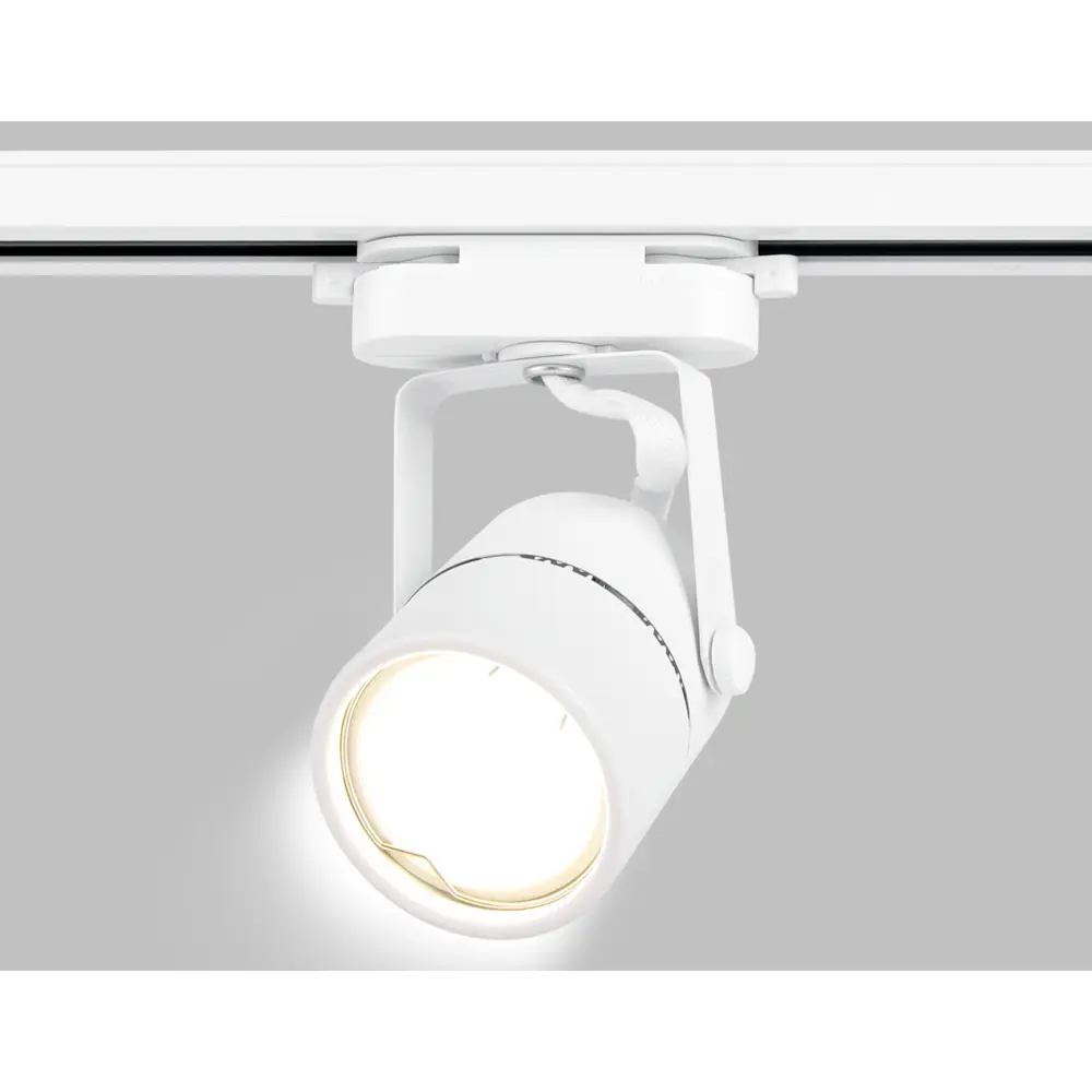 Фото 2 Трековый светильник спот под лампу Gu10 Ambrella light Gl5101 однофазный 3 м² цвет белый Фото 2 Трековый светильник спот под лампу Gu10 Ambrella light Gl5101 однофазный 3 м² цвет белый