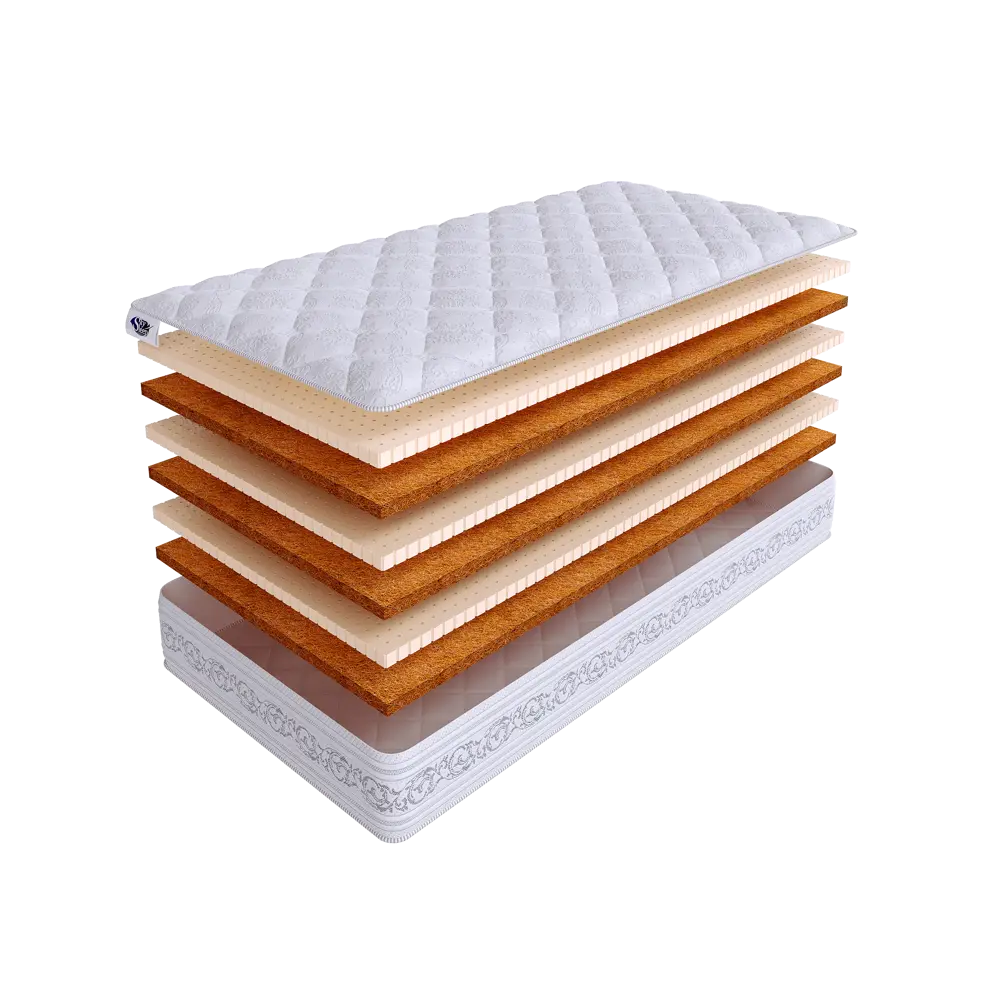 Фото Матрас SkySleep Pleasure Mix 140x220 см беспружинный, полутораспальный, ортопедический, латексный