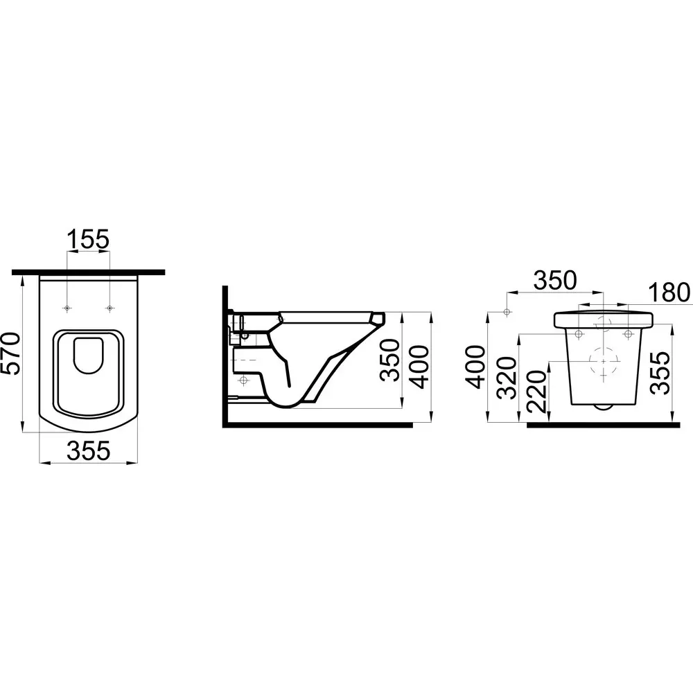 Фото 12 Комплект инсталляция с унитазом Stworki 560235 цвет белый Фото 12 Комплект инсталляция с унитазом Stworki 560235 цвет белый
