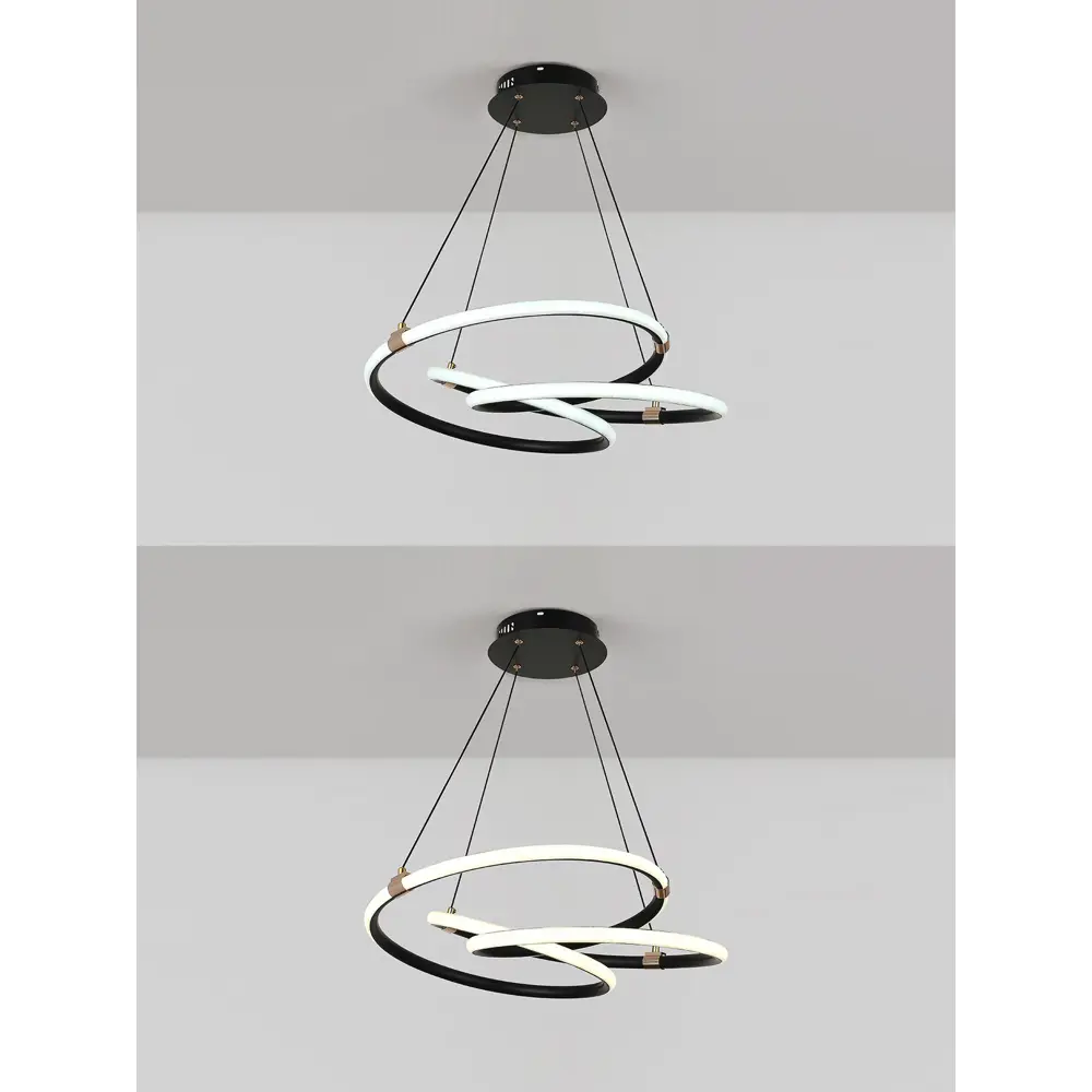 Фото Люстра потолочная светодиодная Natali Kovaltseva LED LAMPS 81291 с пультом управления 20 м² изменение оттенков белого цвет черный Фото Люстра потолочная светодиодная Natali Kovaltseva LED LAMPS 81291 с пультом управления 20 м² изменение оттенков белого цвет черный