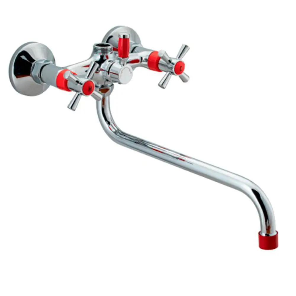 Фото Смеситель для ванны Ekko E22118-10 двухвентильный цвет хром