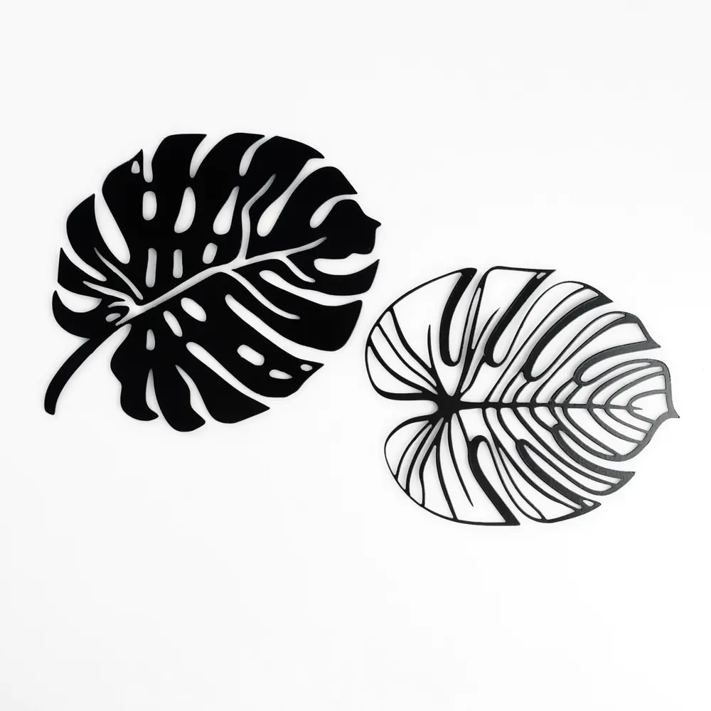 Фото Панно металлическое "Листья" набор 18x13, 12x14 см Фото Панно металлическое "Листья" набор 18x13, 12x14 см