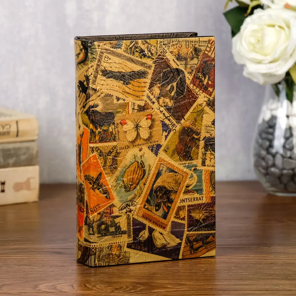 Фото Сейф-книга "Коллекция почтовых марок" искусственная кожа, металл, 5x13x21 см Фото Сейф-книга "Коллекция почтовых марок" искусственная кожа, металл, 5x13x21 см