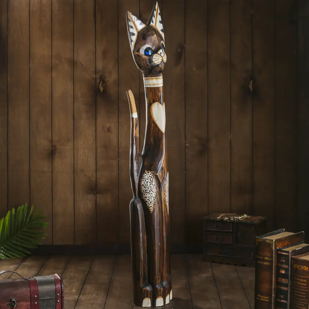 Фото 2 Фигурка сувенирная Simaland "Кошка васильковые глазки" высота 100 см Фото 2 Фигурка сувенирная Simaland "Кошка васильковые глазки" высота 100 см