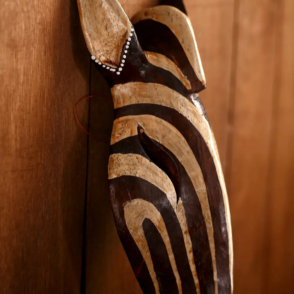 Фото 2 Панно-маска настенная Simaland Зебра светлые ушки 30x10.5x5 см Фото 2 Панно-маска настенная Simaland Зебра светлые ушки 30x10.5x5 см