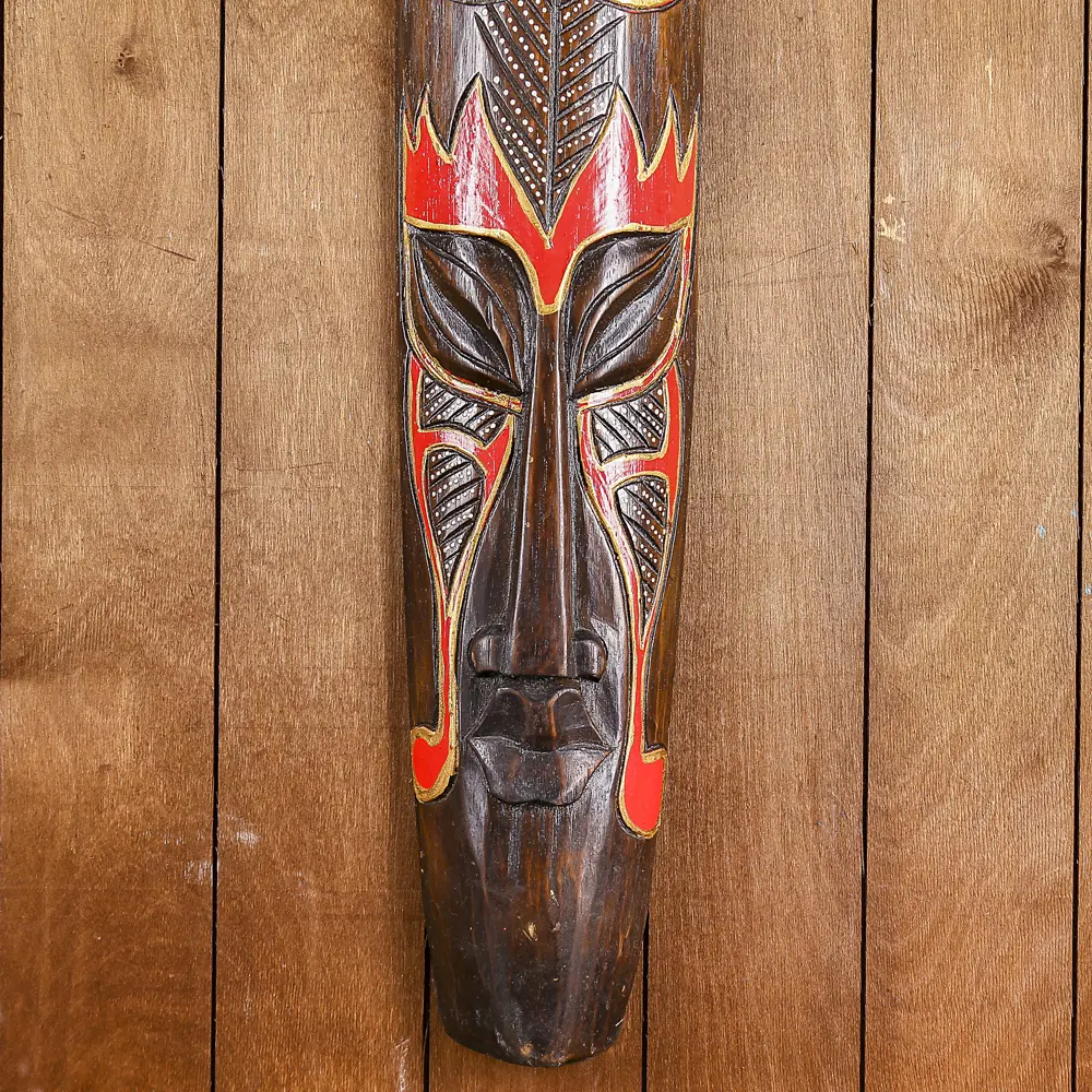 Фото 3 Панно-маска настенная Simaland "Абориген огненный" 100x12x4 см Фото 3 Панно-маска настенная Simaland "Абориген огненный" 100x12x4 см