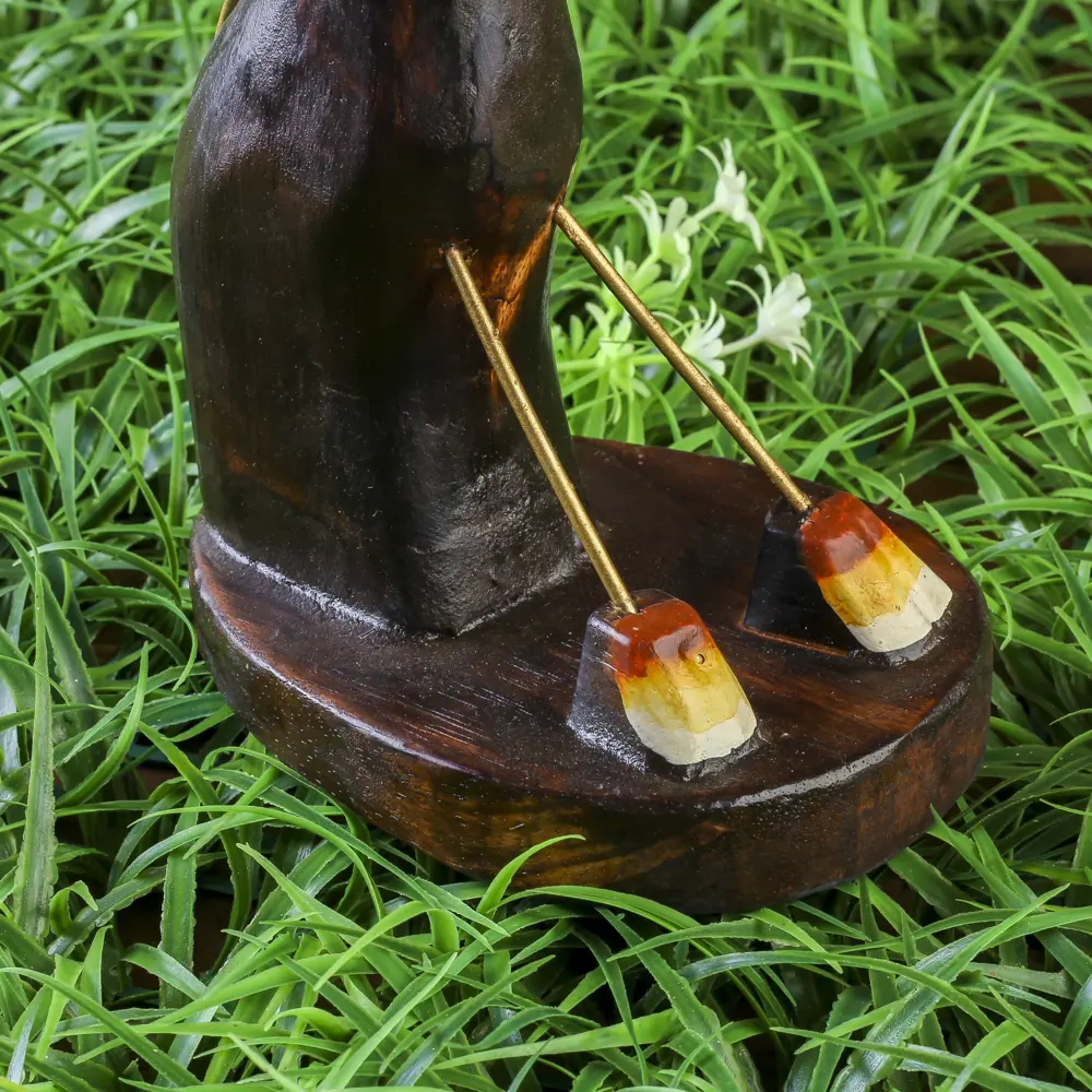 Фото 6 Фигурка сувенирная Simaland "Кошка с пружиной" 15x11x30 см