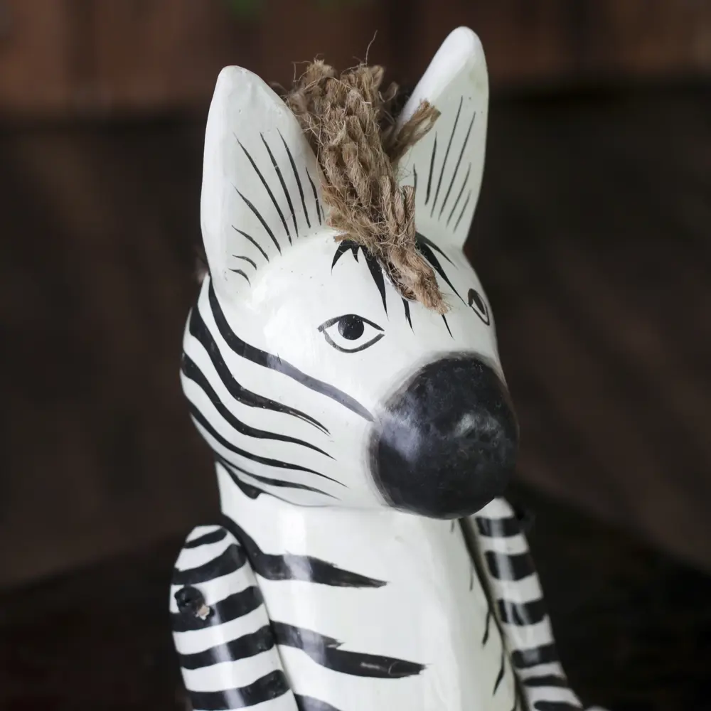 Фото 3 Фигурка сувенирная Simaland Зебра 4.5x9x25 см