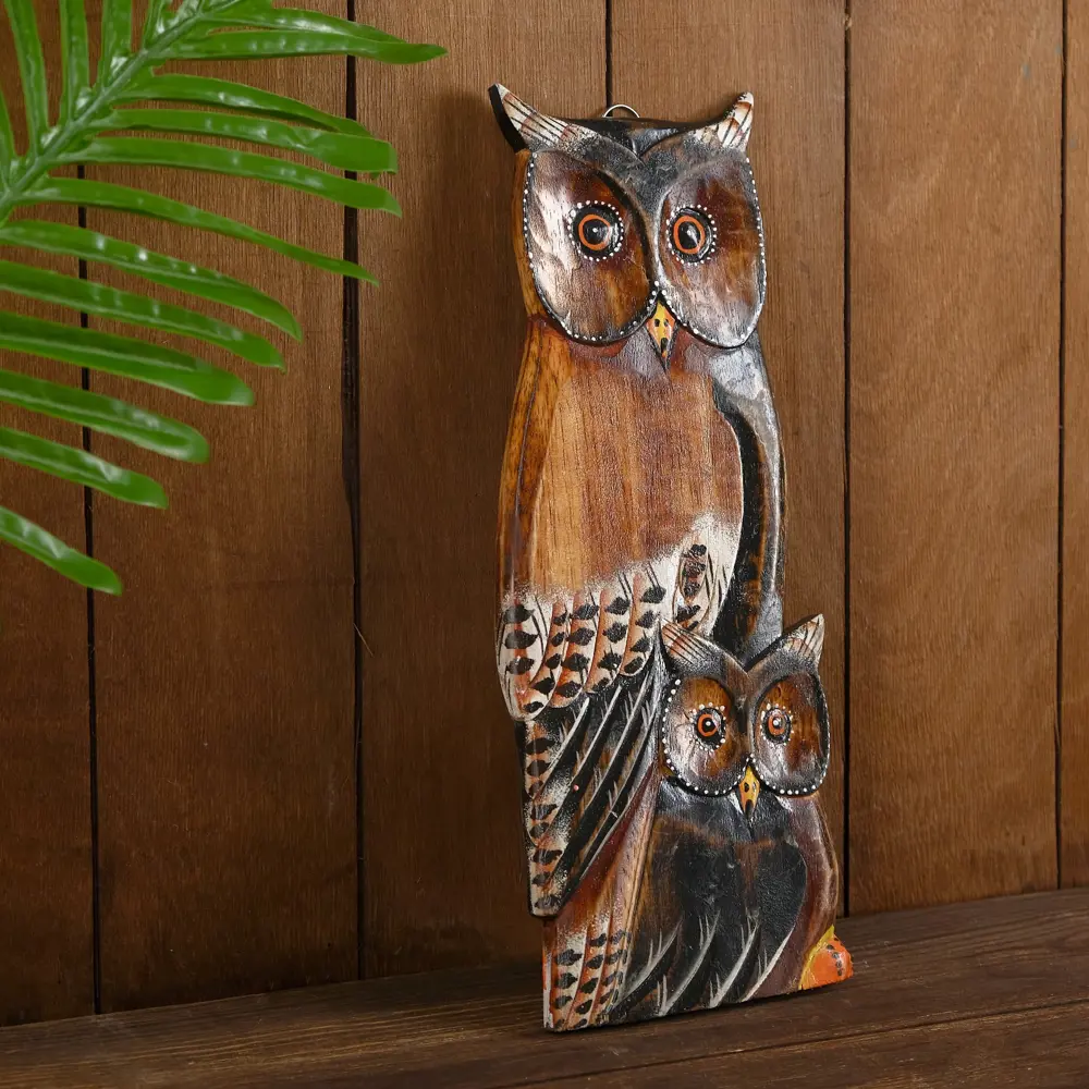 Фото 2 Панно настенное Simaland Пара сов 13.5x1.5x33 см Фото 2 Панно настенное Simaland Пара сов 13.5x1.5x33 см