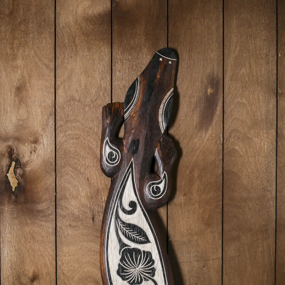 Фото 3 Панно настенное Simaland Геккон коричневый с бабочкой и цветком 1.5x15x100 см Фото 3 Панно настенное Simaland Геккон коричневый с бабочкой и цветком 1.5x15x100 см