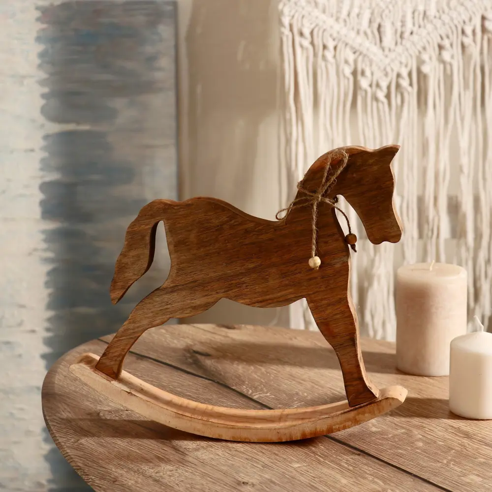 Фото Фигурка сувенирная Simaland "Лошадка-качалка" высота 31 см Фото Фигурка сувенирная Simaland "Лошадка-качалка" высота 31 см