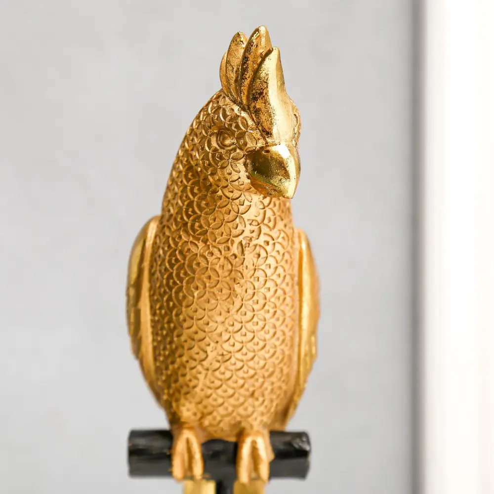 Фото 5 Фигурка сувенирная Simaland Золотой попугай на жёрдочке 24x9.4x9 см Фото 5 Фигурка сувенирная Simaland Золотой попугай на жёрдочке 24x9.4x9 см