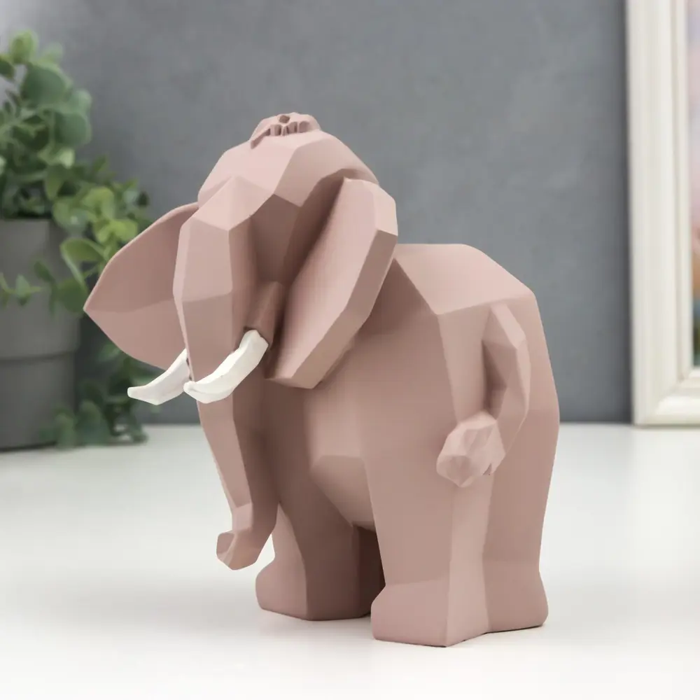 Фото 3 Фигурка сувенирная Simaland Мамонт пыльная роза 16.5x10.5x16 см Фото 3 Фигурка сувенирная Simaland Мамонт пыльная роза 16.5x10.5x16 см