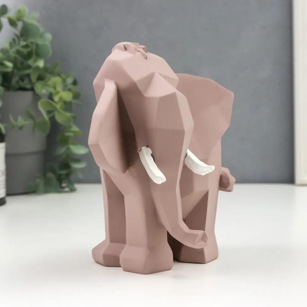 Фото 2 Фигурка сувенирная Simaland Мамонт пыльная роза 16.5x10.5x16 см Фото 2 Фигурка сувенирная Simaland Мамонт пыльная роза 16.5x10.5x16 см