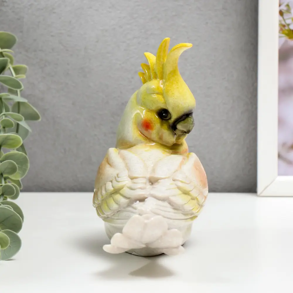 Фото 3 Фигурка сувенирная Simaland Какаду румяный 14x16.5x6 см