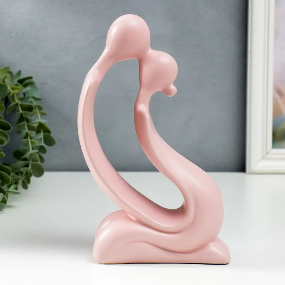 Фото Сувенир Simaland Абстракция Поцелуй пастель матовый розовый 22.5x12.5 см Фото Сувенир Simaland Абстракция Поцелуй пастель матовый розовый 22.5x12.5 см