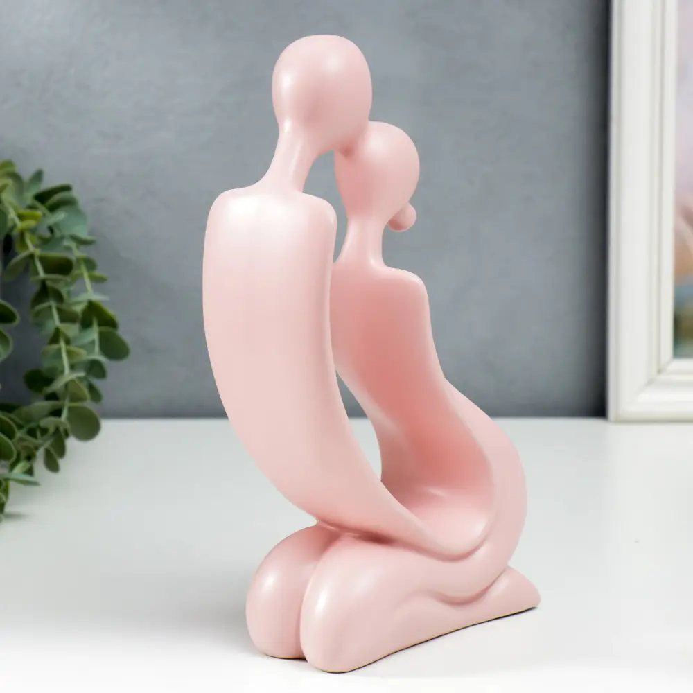 Фото 2 Сувенир Simaland Абстракция Поцелуй пастель матовый розовый 22.5x12.5 см Фото 2 Сувенир Simaland Абстракция Поцелуй пастель матовый розовый 22.5x12.5 см