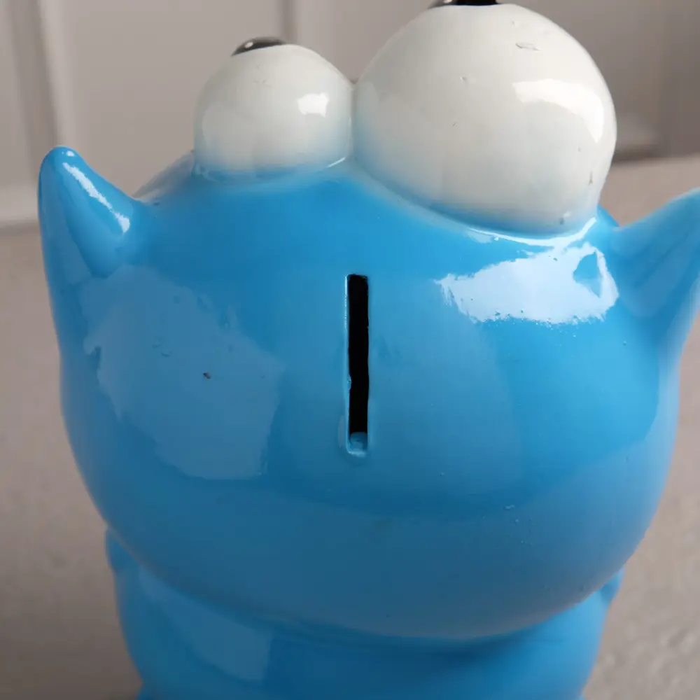 Фото 5 Копилка "Кот с рыбкой" разноцветная, покрытие лак, керамика, 25 см Фото 5 Копилка "Кот с рыбкой" разноцветная, покрытие лак, керамика, 25 см